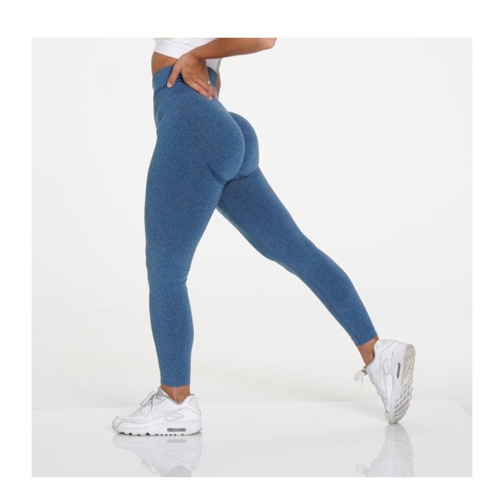 NVGTN slate blue curve leggings